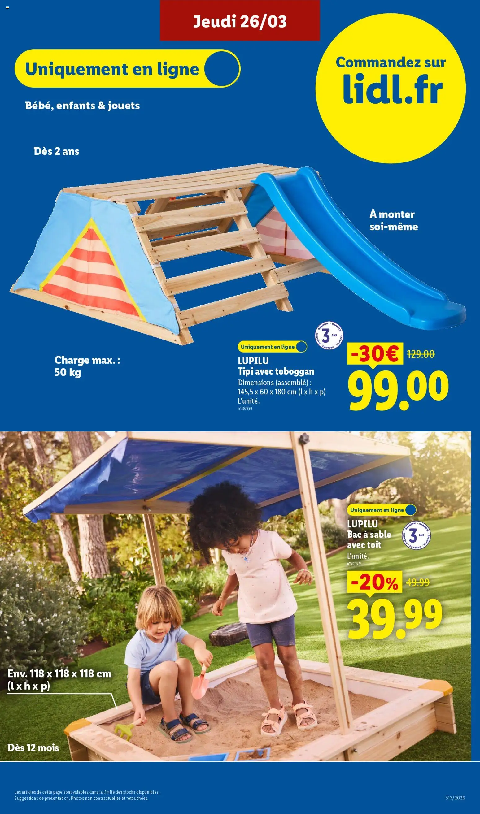 {H1} | Page: 11 | Produits: Toboggan, Jouets, Bac à sable