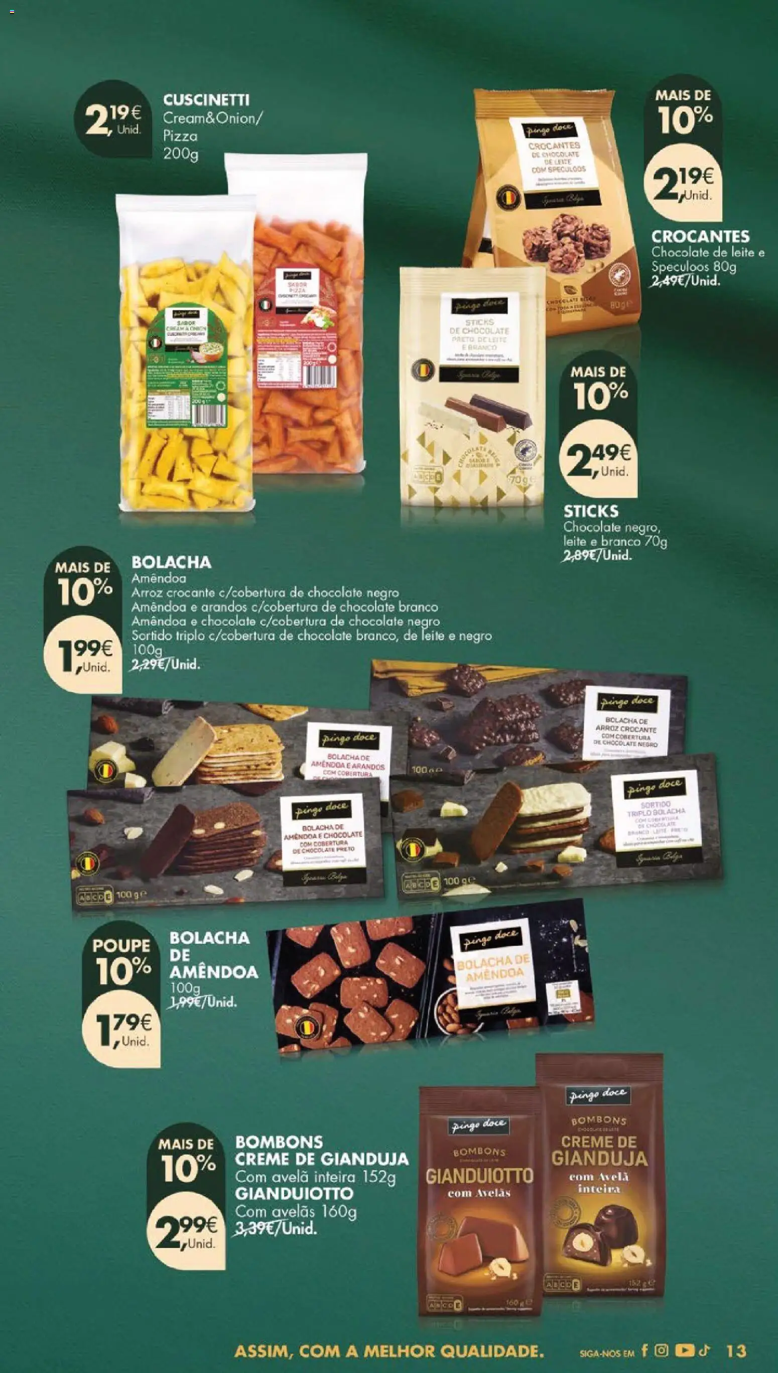 Pingo Doce folheto │ válido de 09.12.2025 | Página: 15 | Produtos: Avelãs, Leite, Arroz, Creme