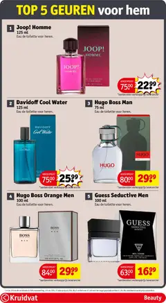 Kruidvat folder week 12 - Voorbeeld van een folder van Kruidvat, geldig van 16.03.2026 | Pagina: 30 | Producten: Kan, Geuren, Eau de toilette, Festék