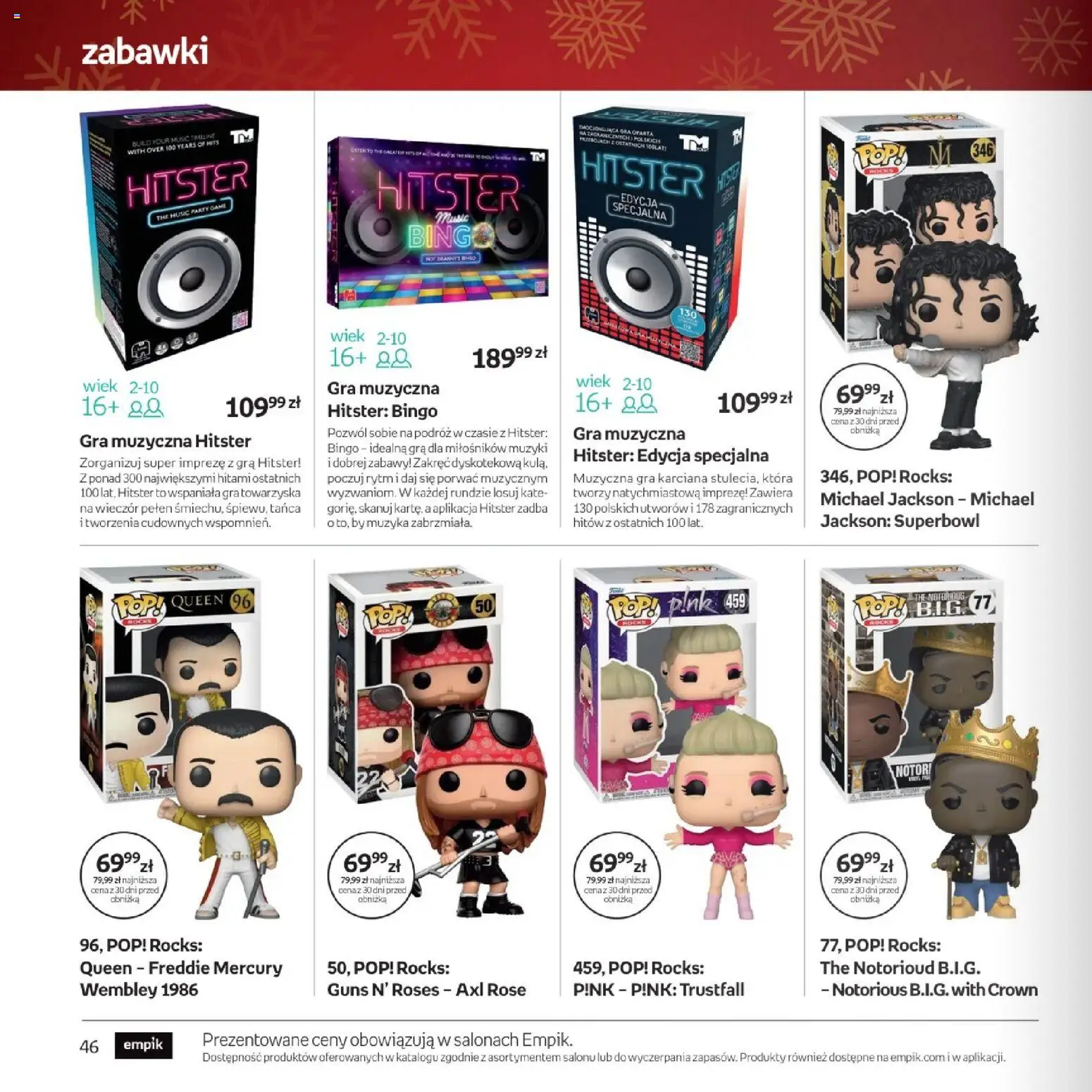 Empik promocje - Xmas Muzyka od 26.11.2025 | Strona: 46 | Produkty: Gra