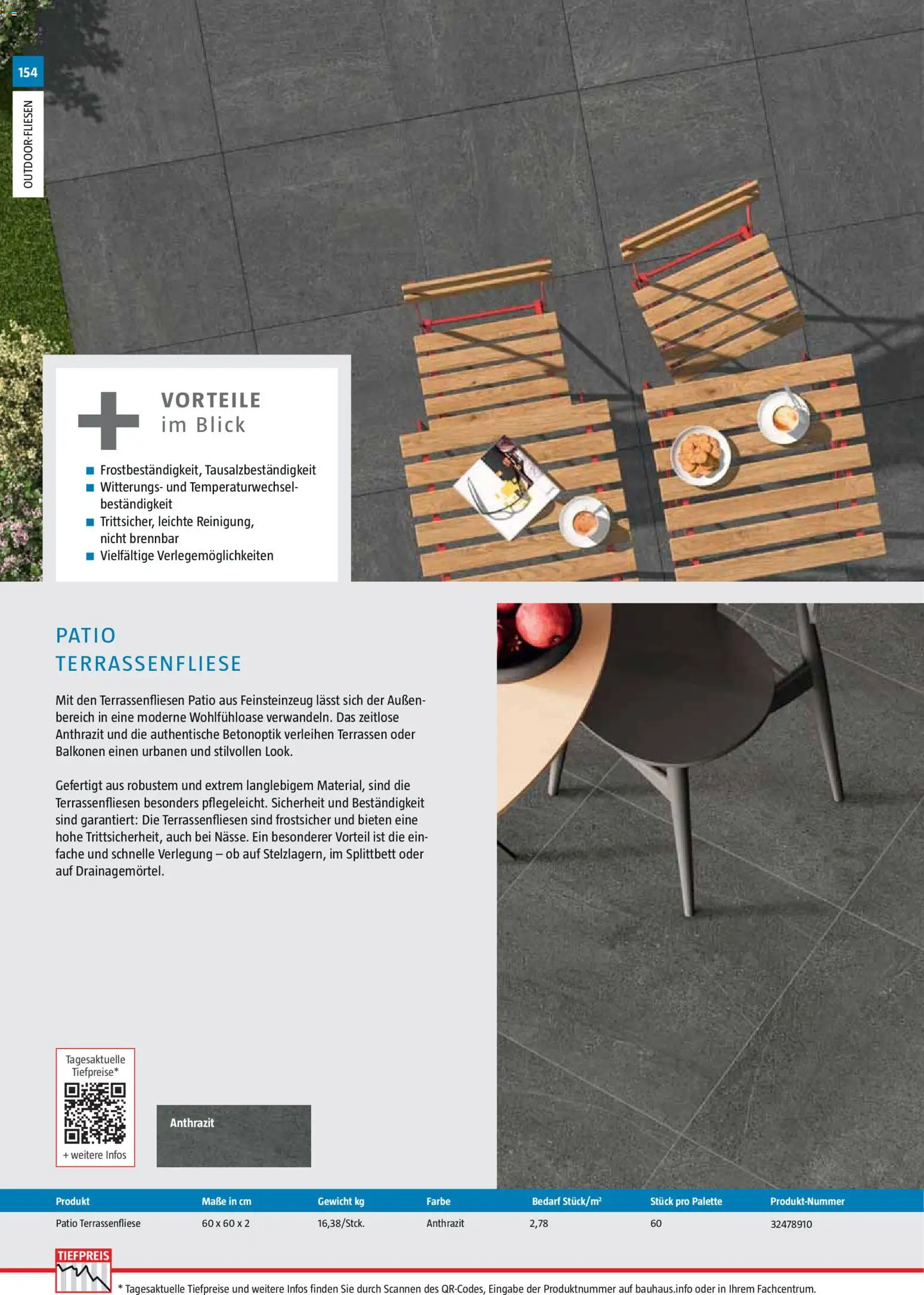 Bauhaus Gartenbaumaterialien gültig ab 01.04.2026 | Seite: 154 | Produkte: Gewicht