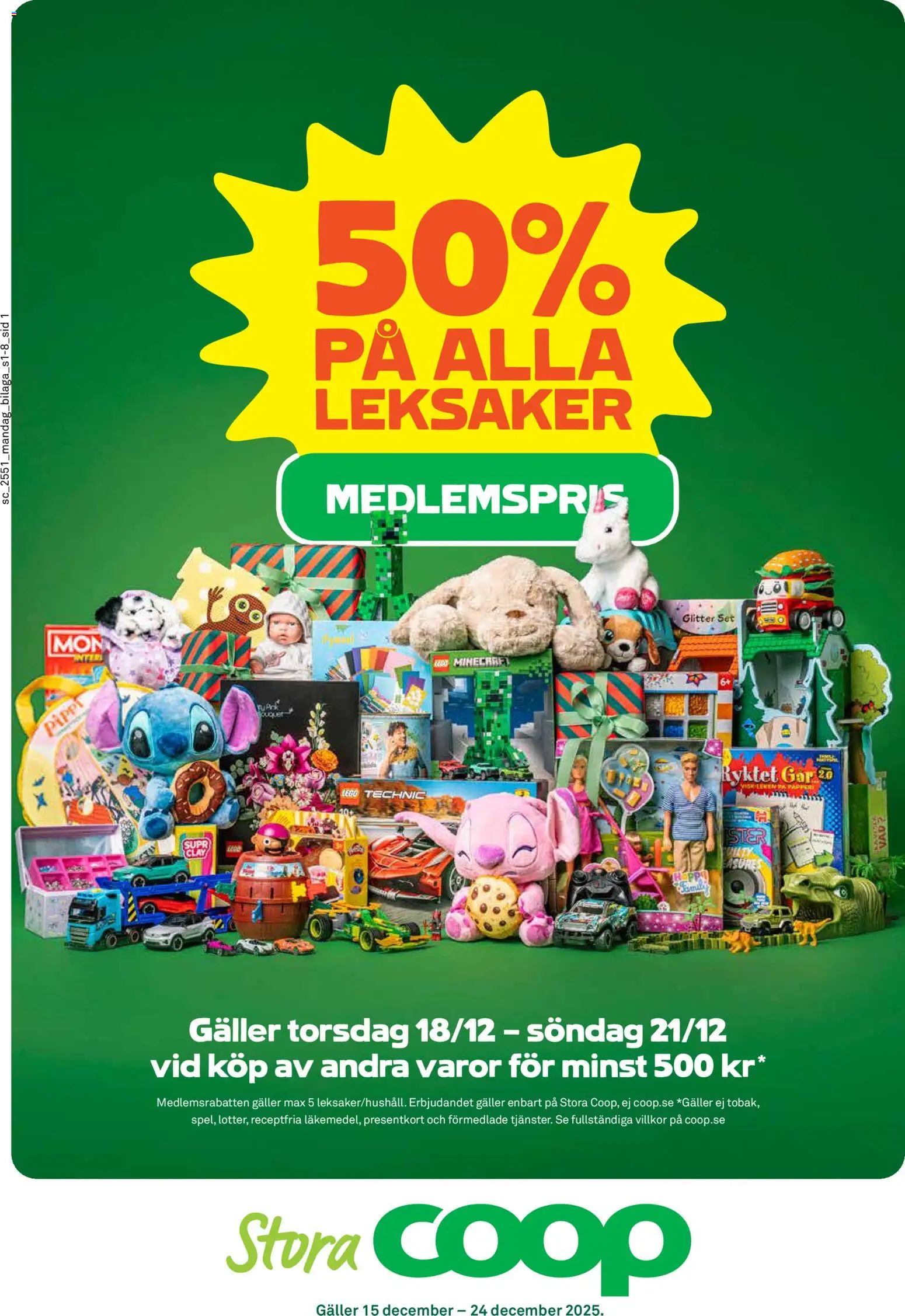 Stora Coop reklamblad aktuell från 15.12.2025 | Sida: 17 | Produkter: Galler, Set, Papper