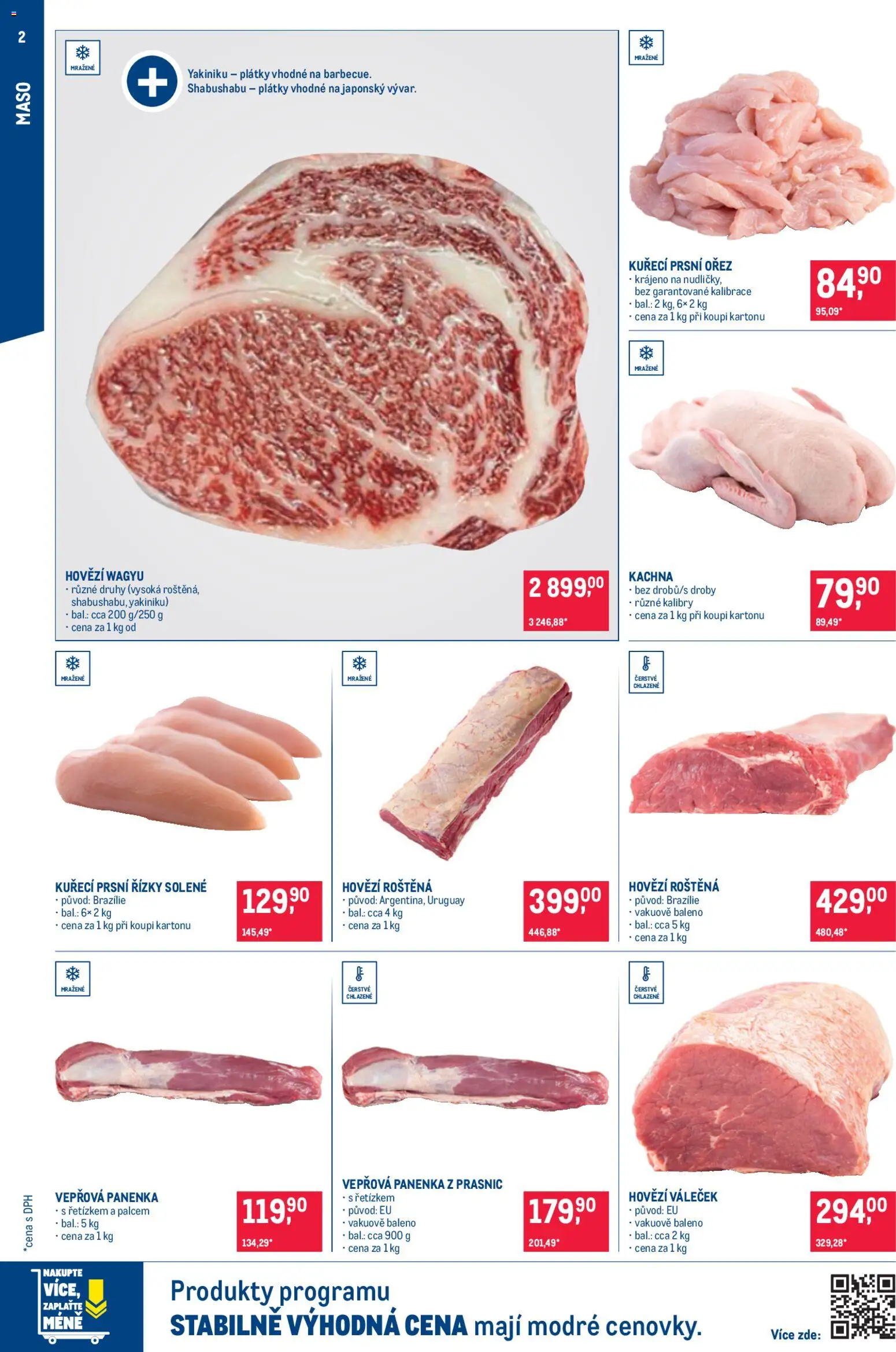 Makro leták - Asie od 28.01.2026 | Strana: 2 | Produkty: Panenka, Hovězí, Hovězí roštěná, Váleček