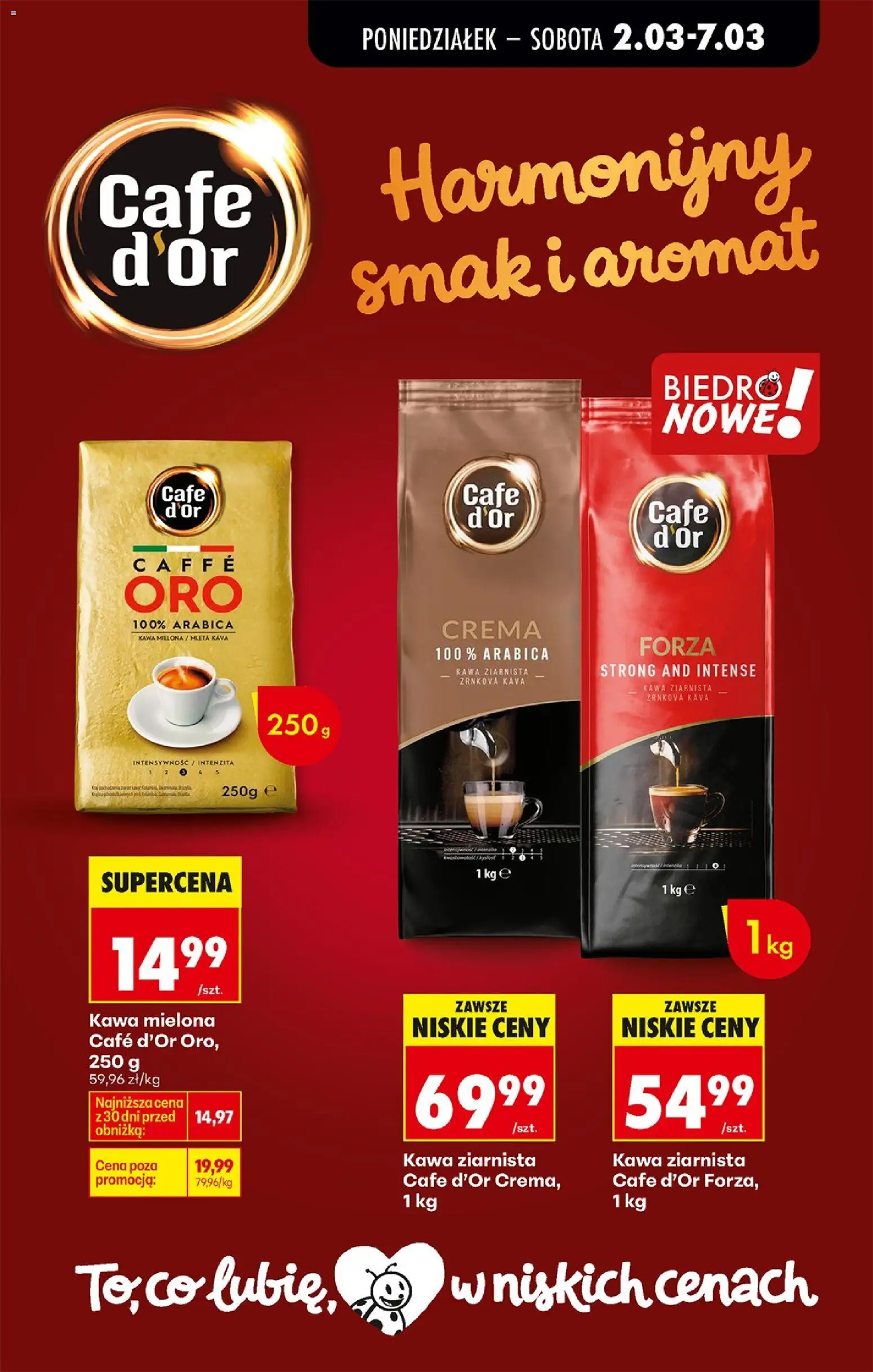 Biedronka Polsko leták od 02.03.2026 | Strana: 76 | Produkty: Káva, Crema, Zrnková káva, Mletá káva