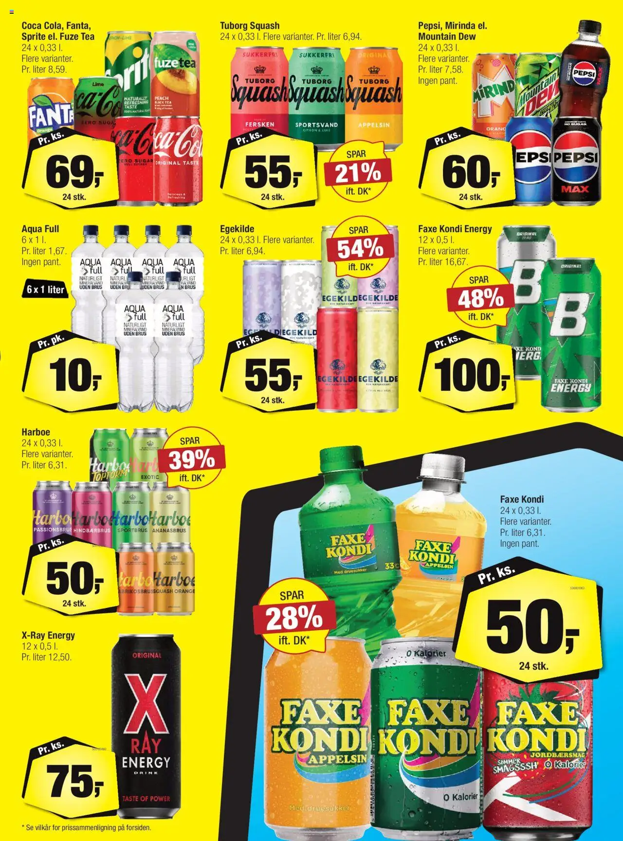 Calle Tilbudsavis gyldig fra 09.07.2025 | Side: 22 | Produkter: Squash, Lime, Iogurteira, Faxe Kondi