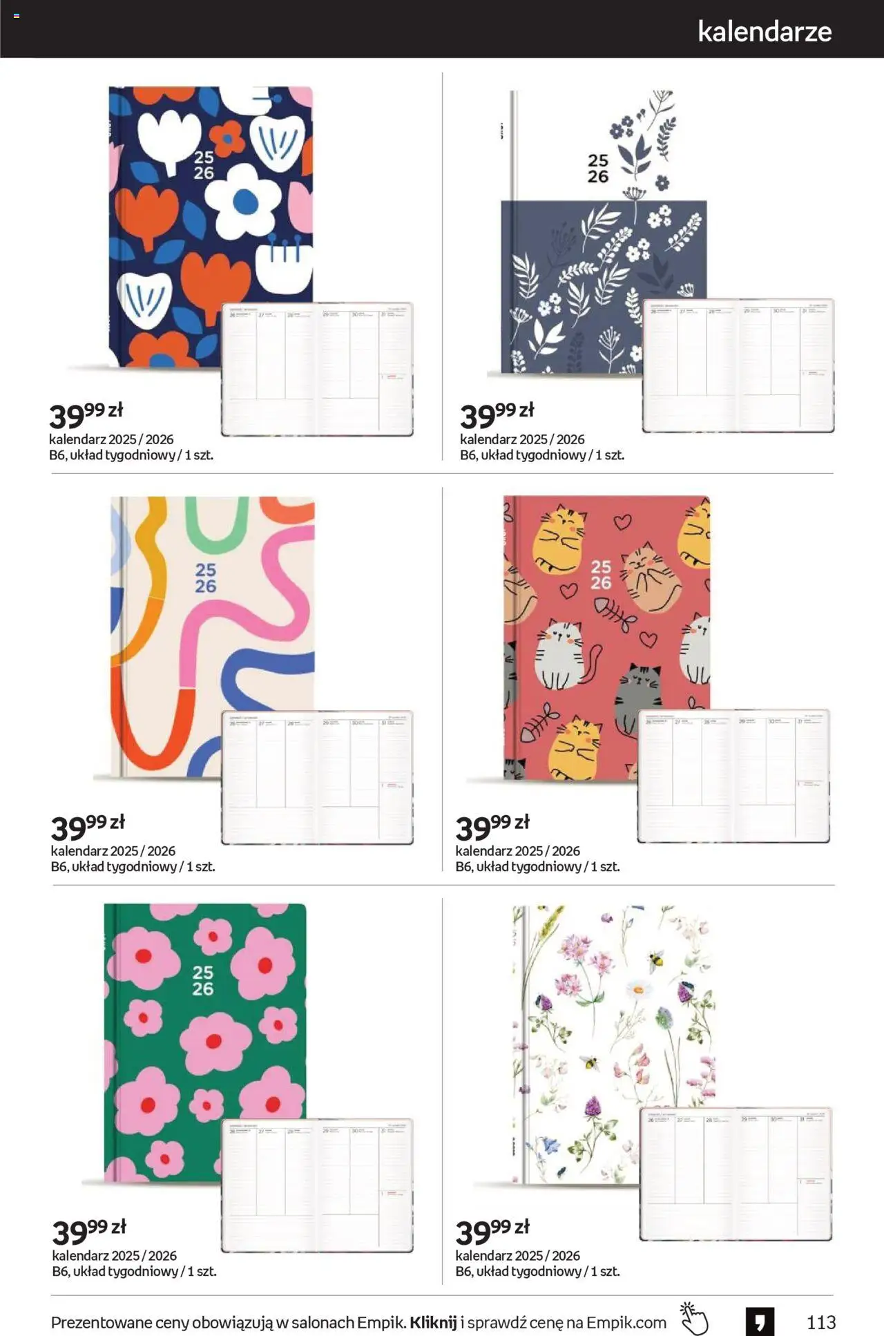 Empik promocje od 15.10.2025 | Strona: 113 | Produkty: Kalendarz