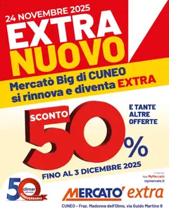 Anteprima del volantino Mercatò Extra Nuovo - Cuneo catalogo valido a partire dal 24.11.2025