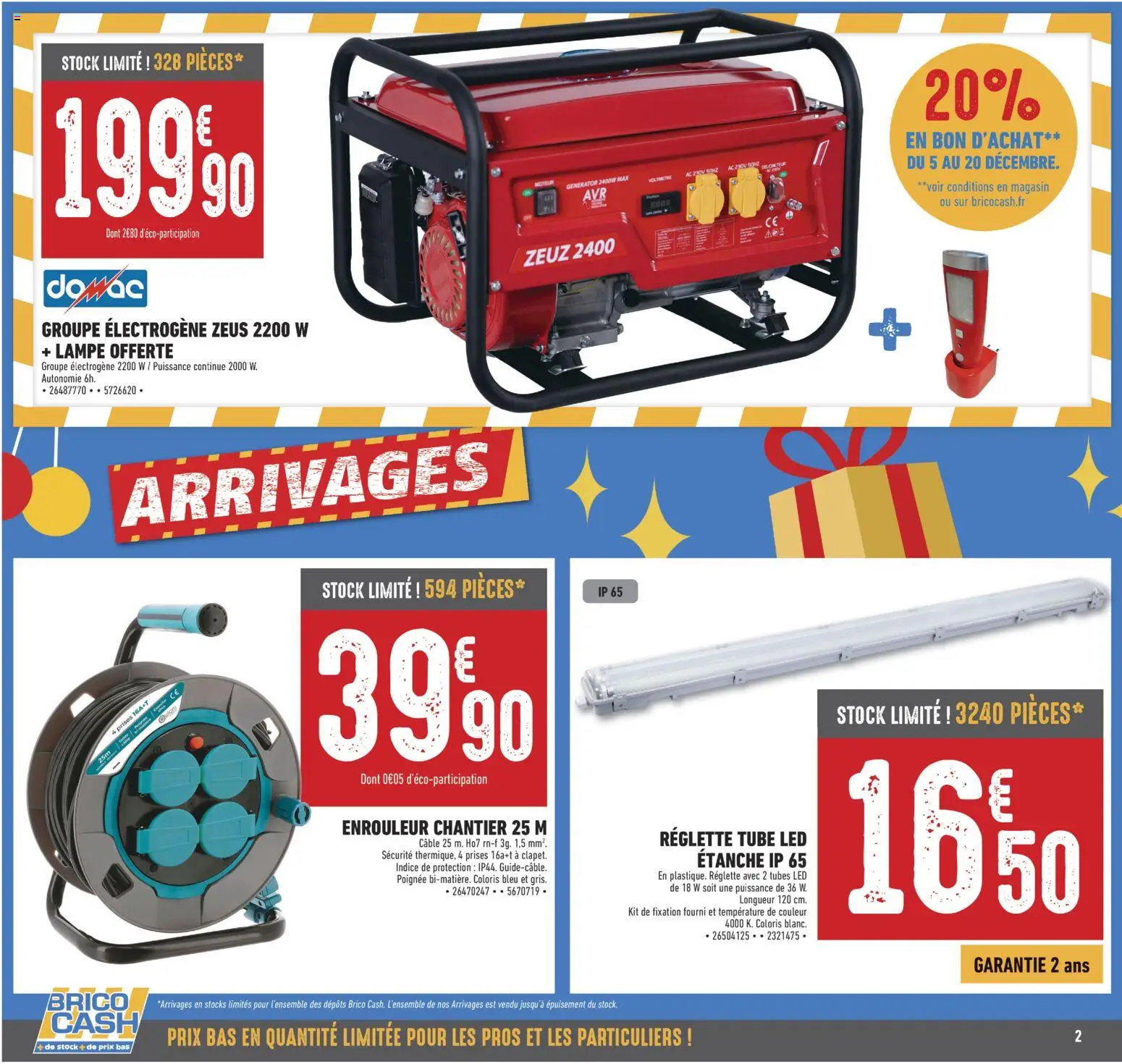 {H1} | Page: 2 | Produits: Câble, Prises, Lampe