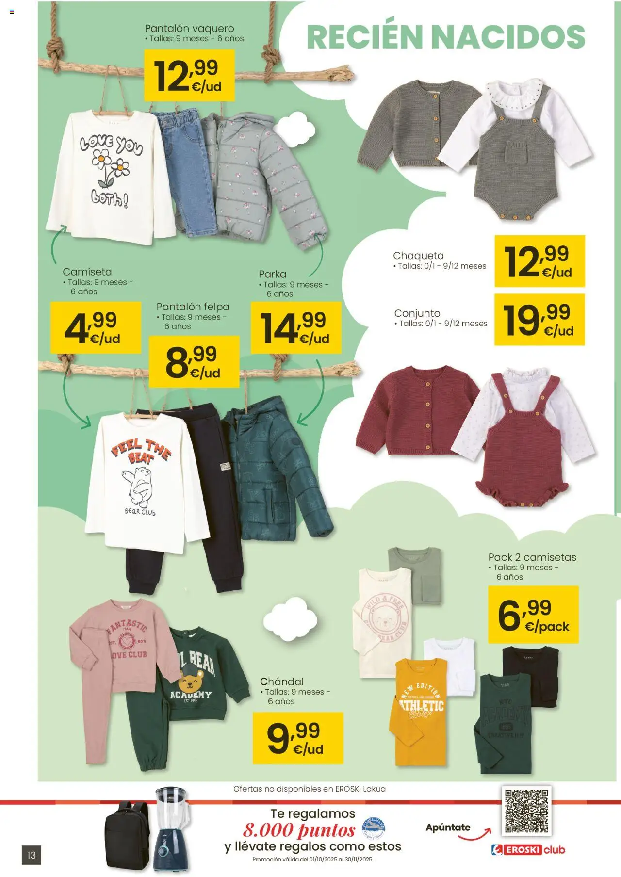 Eroski - Oh Qué peke │ válido desde el 02.10.2025 | Página: 13 | Productos: Chaqueta, Té