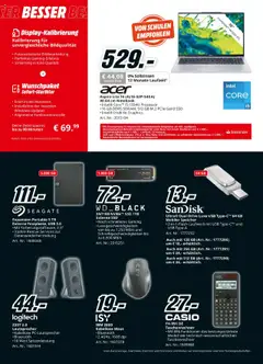 Media Markt Angebote gültig ab 24.08.2025 | Seite: 4 | Produkte: Maus, Lautsprecher, USB, Taschenrechner