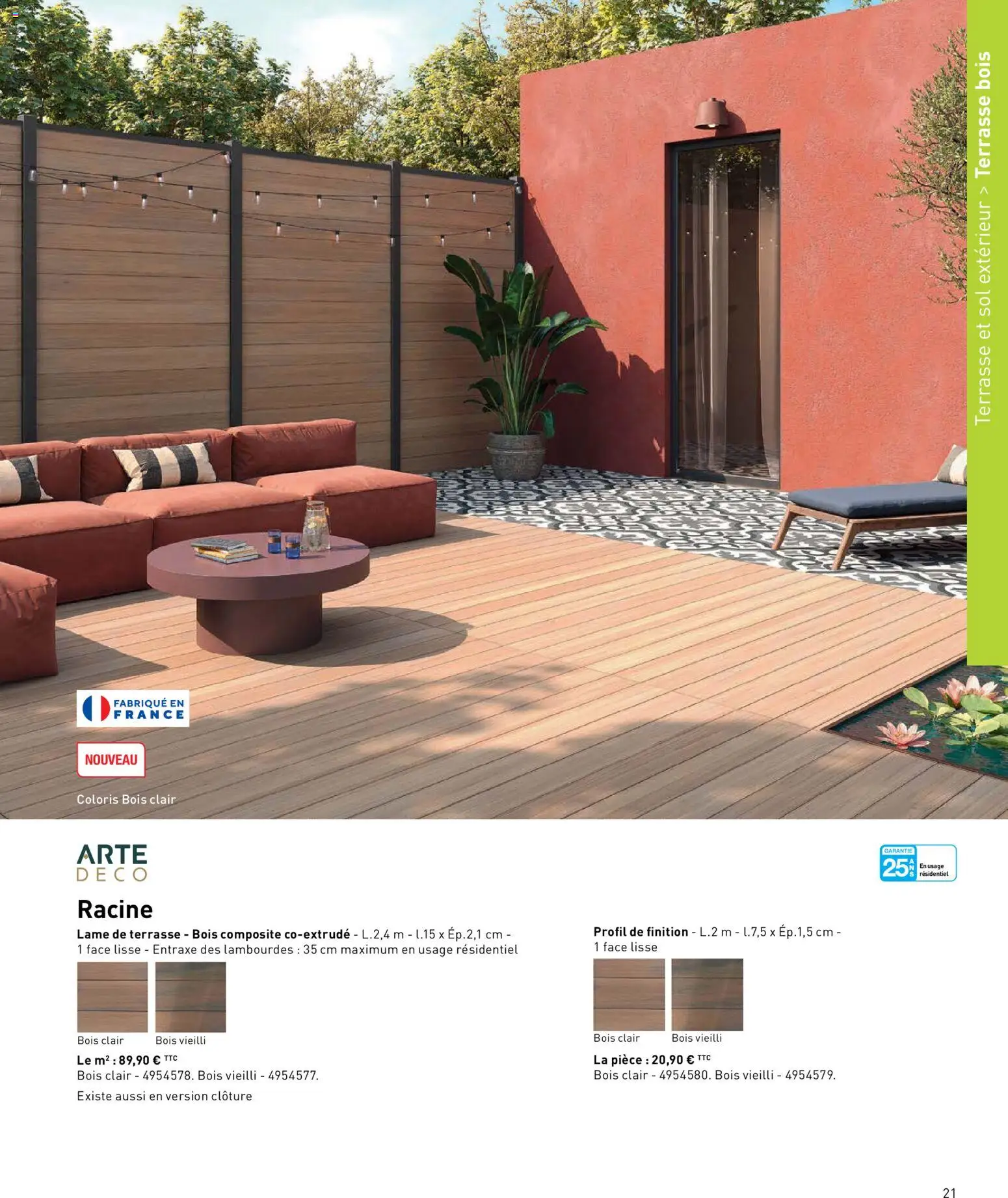 {H1} | Page: 21 | Produits: Clôture