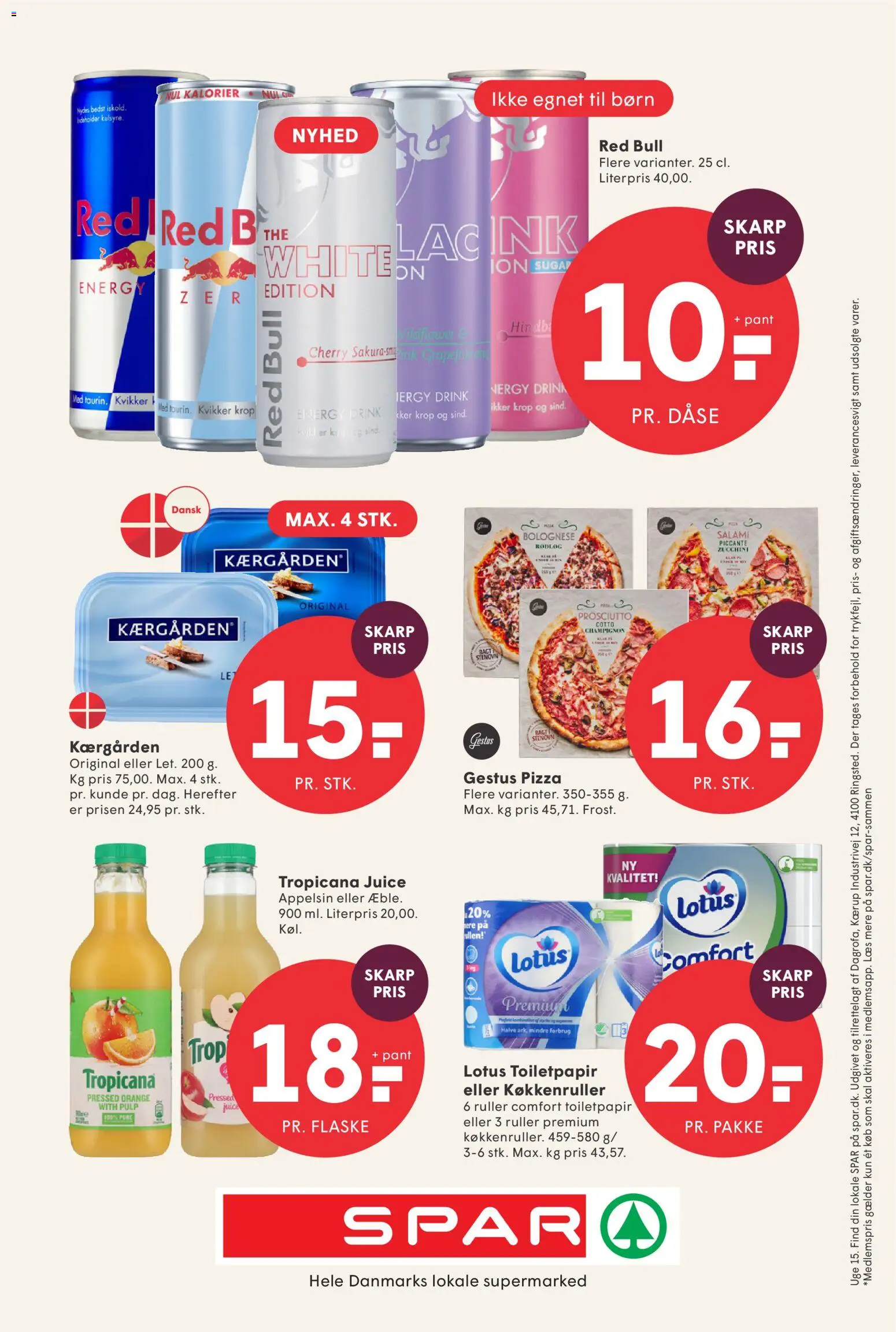 Spar tilbudsavis – gyldig fra 07.04.2026 | Side: 8 | Produkter: Champignon, Salami, Pizza, Søm