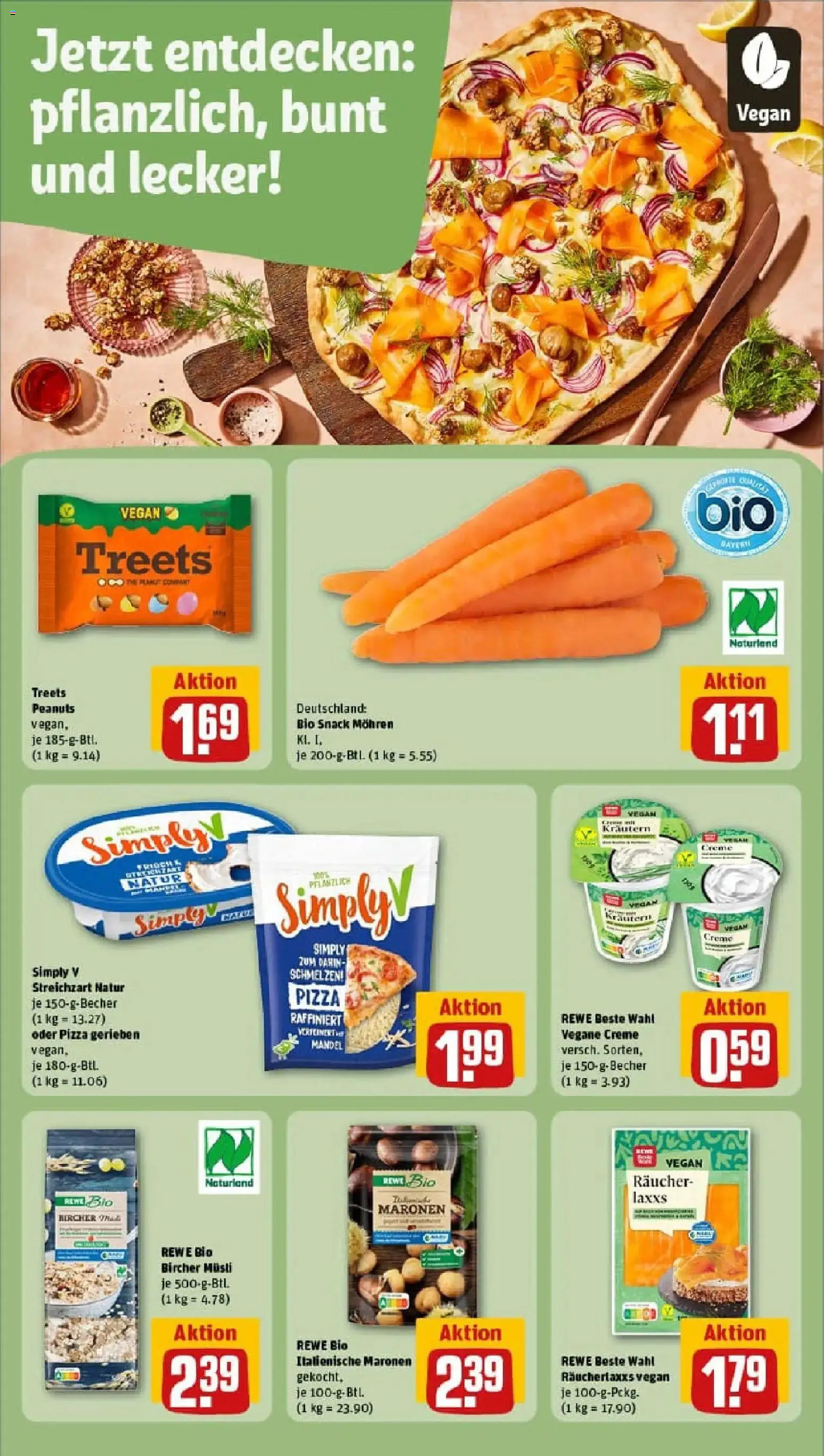 Rewe prospekt Eurasburg	 – gültig ab 26.01.2026 | Seite: 12 | Produkte: Musli, Creme, Mohren, Pizza