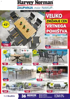 Harvey Norman katalog - pregled letaka veljavnega od 07.08.2025
