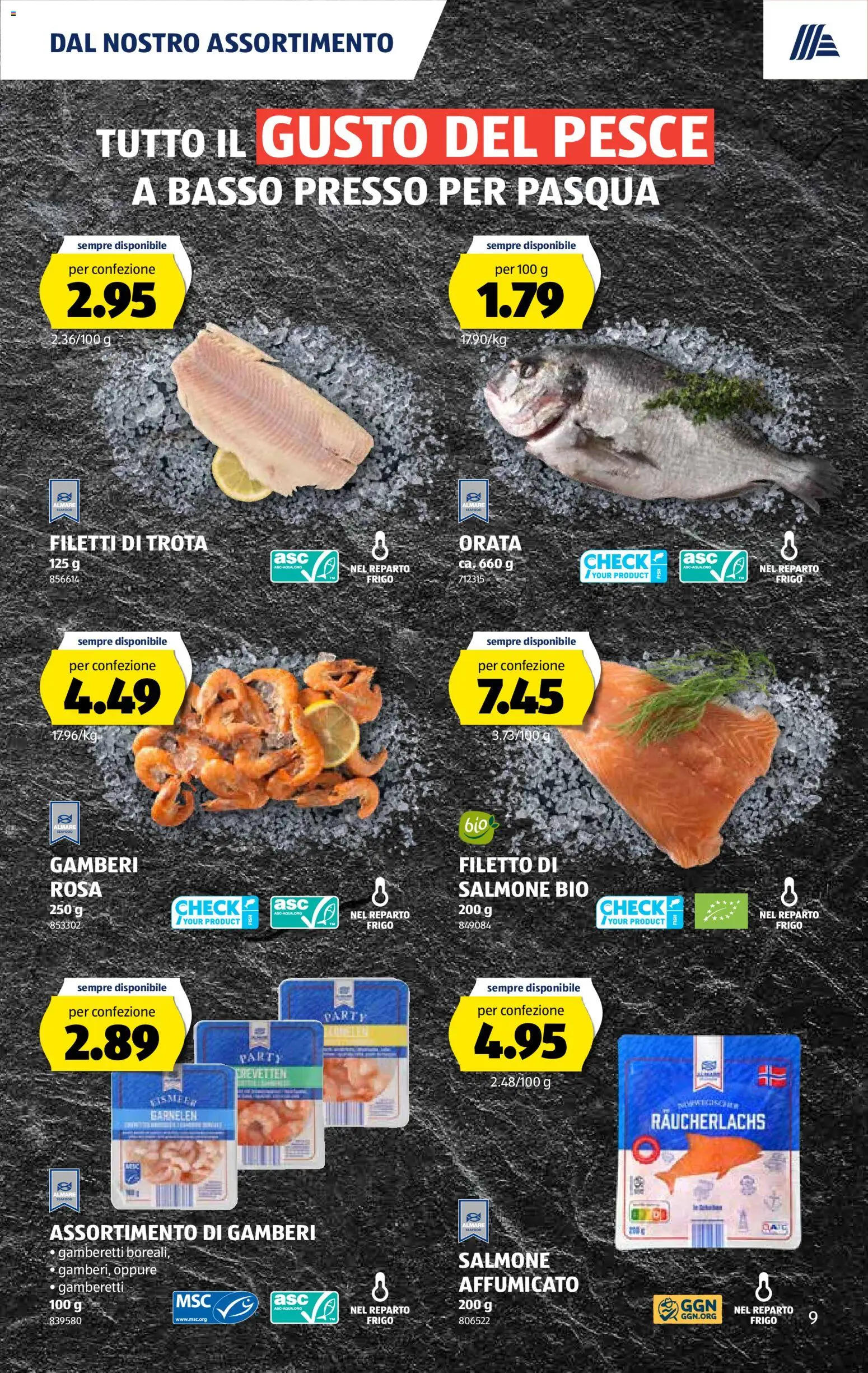 Aldi aktionen IT – gültig ab 19.03.2026 | Seite: 10 | Produkte: Garnelen, Räucherlachs