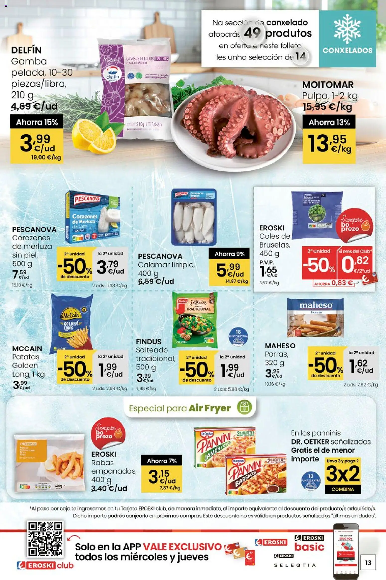 Eroski - Quién bien te quiere te hará ahorrar │ válido desde el 15.01.2026 | Página: 13 | Productos: Jamón, Té, Barbacoa, Gamba