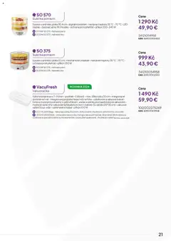 Náhled letáku Expert elektro katalog - ECG - Malé domácí spotřebiče od 01.10.2024 | Strana: 21 | Produkty: Sušička, Vakuovací sáčky, Potraviny, Sáček