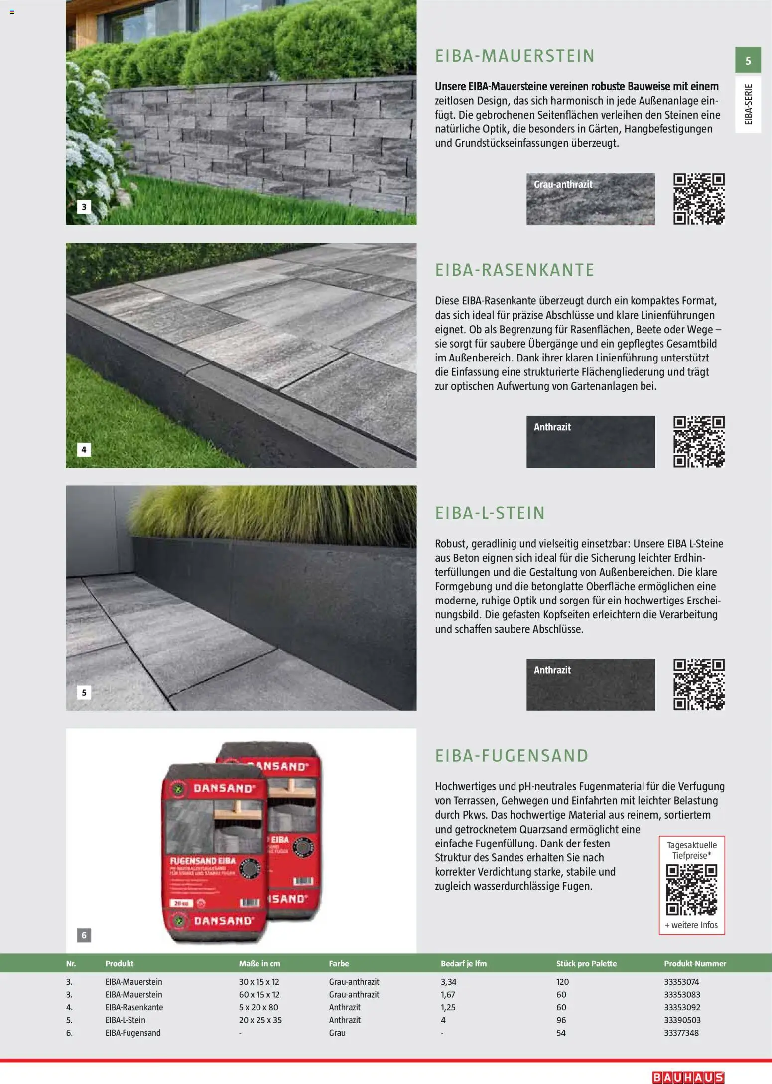 Bauhaus Gartenbaumaterialien gültig ab 01.04.2026 | Seite: 5