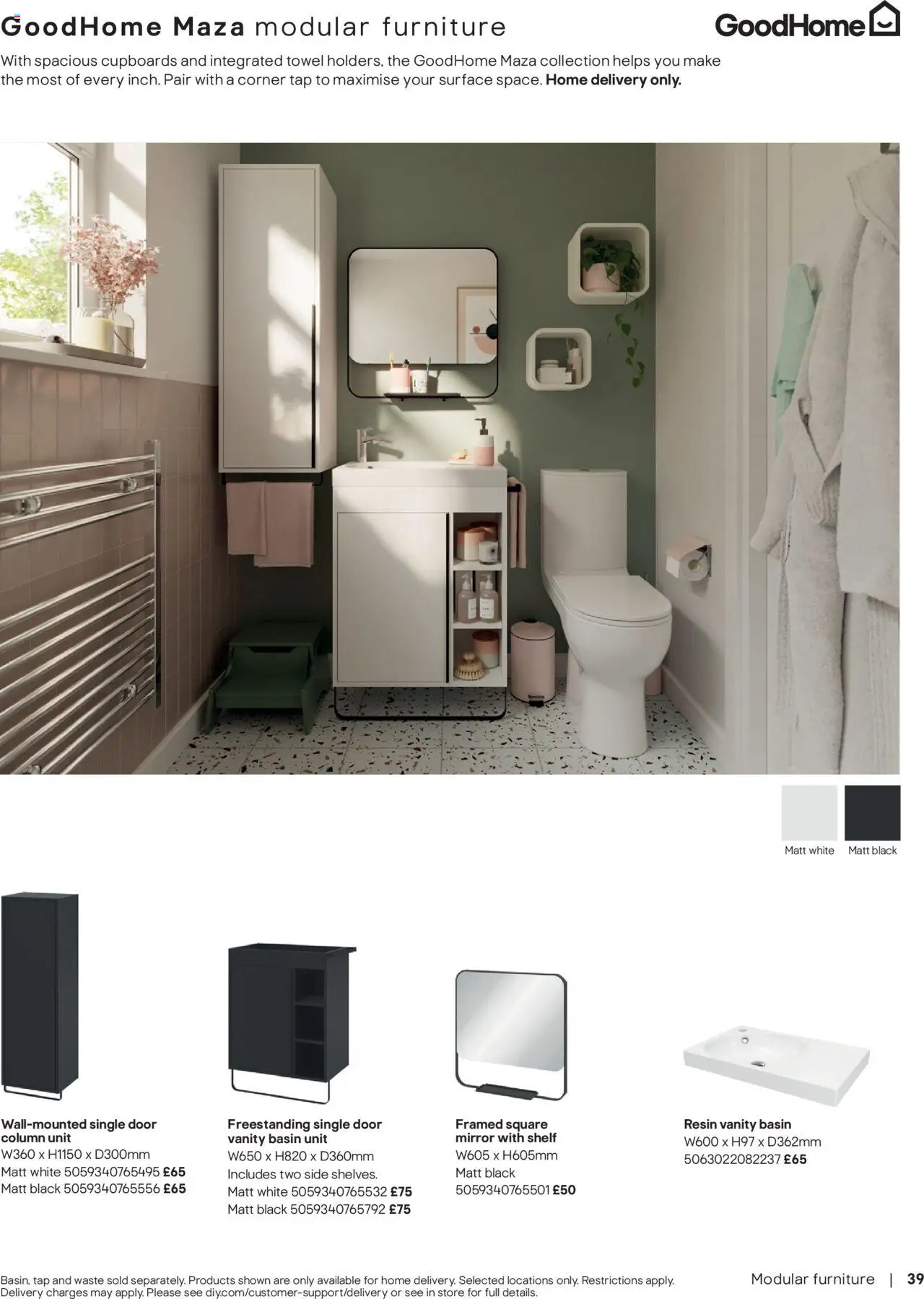  | Page: 39 | Products: Shelf, Mirror, Door, Towel