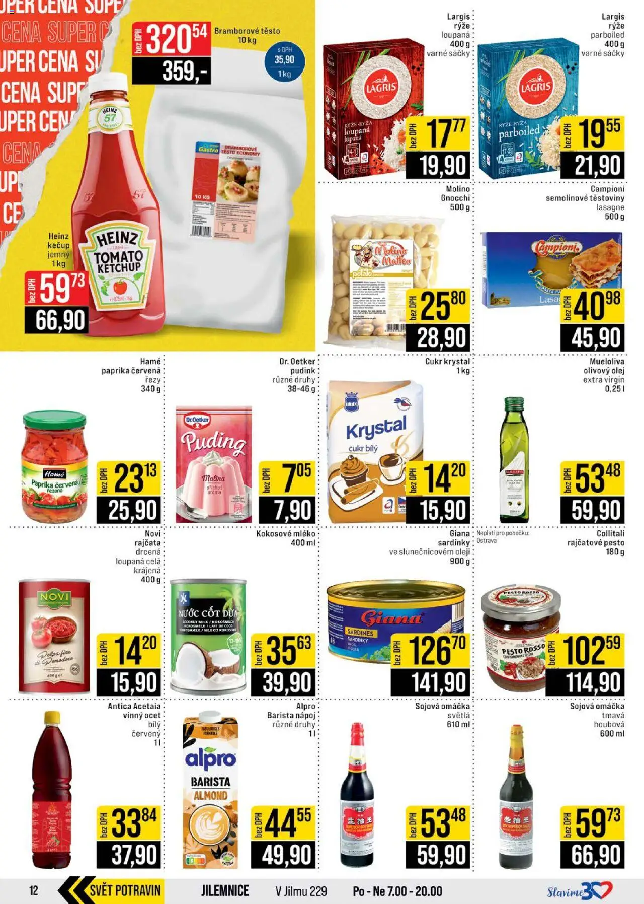 Jip leták - Cash & Carry od 17.09.2025 | Strana: 12 | Produkty: Puding, Sójová omáčka, Cukr, Sardinky