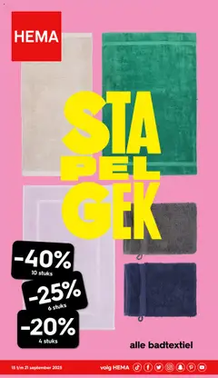 Hema folder / publicité - Voorbeeld van een folder van Hema, geldig van 15.09.2025