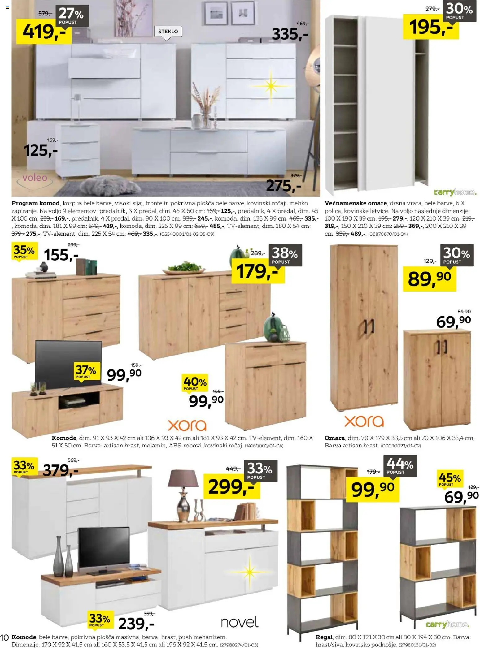 Novi XXXL Lesnina katalog ponudbe – veljaven od 19.01.2026 | Stran: 10 | Izdelki: Barva