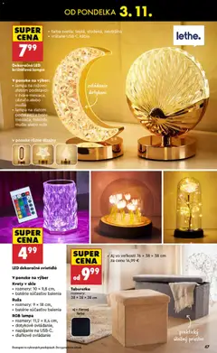 Biedronka leták platný od 30.10.2025 | Strana: 47 | Produkty: Svietidlá, Lampa, Taburetka, Svetlá