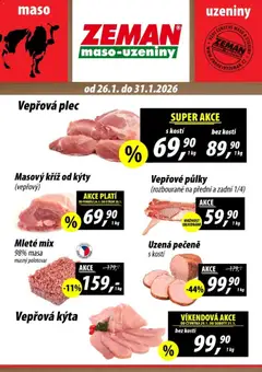 Náhled letáku Prodejny Zeman leták - Dačice od 26.01.2026