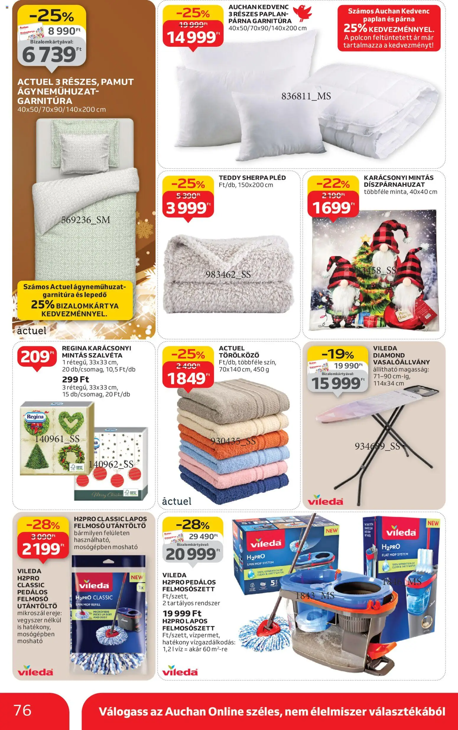 Auchan akciós ujság - amely érvényes a következő dátumtól: 04.12.2025 | Oldal: 76
