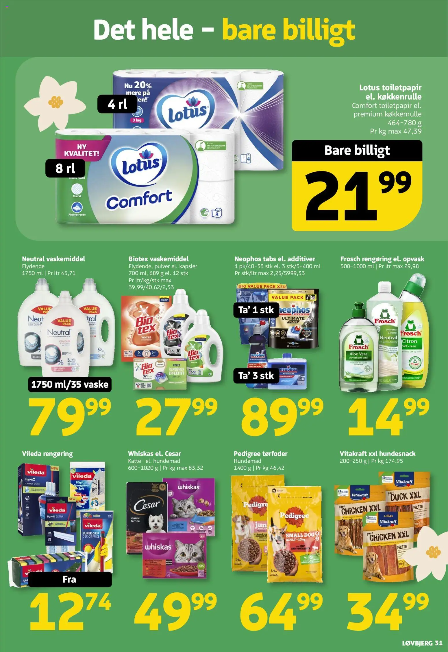 Løvbjerg tilbudsavis – gyldig fra 24.04.2026 | Side: 31 | Produkter: Opvaskemiddel