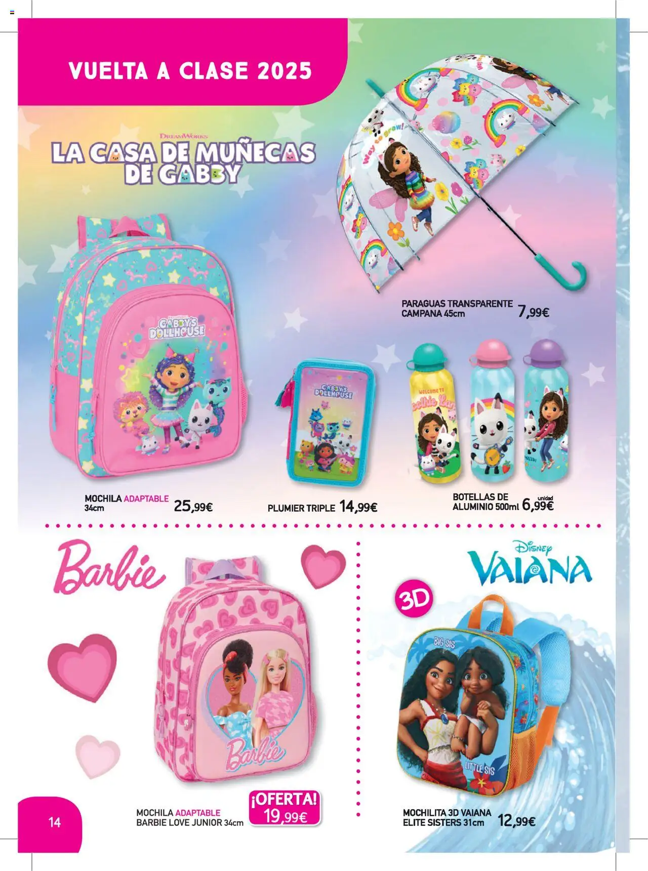Toy Planet catálogo Vuelta al Cole │ válido desde el 06.08.2025 | Página: 14 | Productos: Mochila, Casa de muñecas