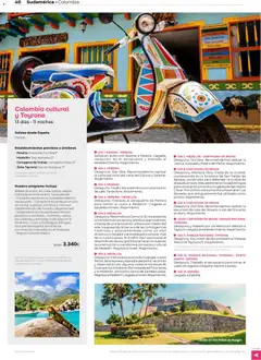 Vista previa Viajes El Corte Inglés Centroamérica y Sudamérica válido desde el 01.01.2026 | Página: 39 | Productos: Café, Chocolate, Chocolate con leche, Bandeja