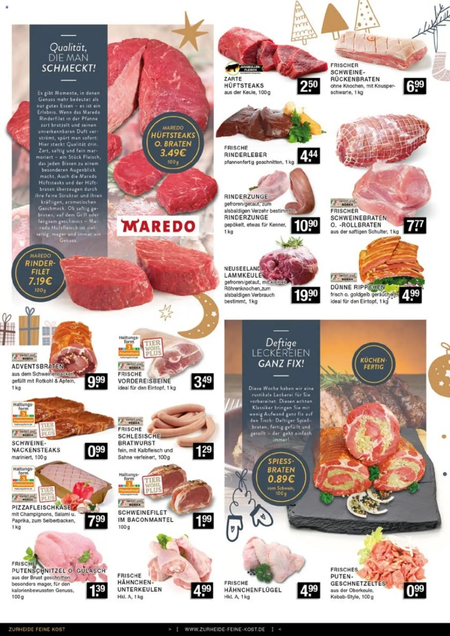 Edeka Zurheide Prospekt 	 – gültig ab 24.11.2025 | Seite: 2 | Produkte: Rotkohl, Tisch, Gulasch, Putenschnitzel