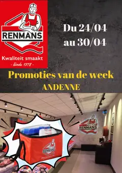Renmans folder / publicité - Voorbeeld van een folder van Renmans, geldig van 24.04.2026