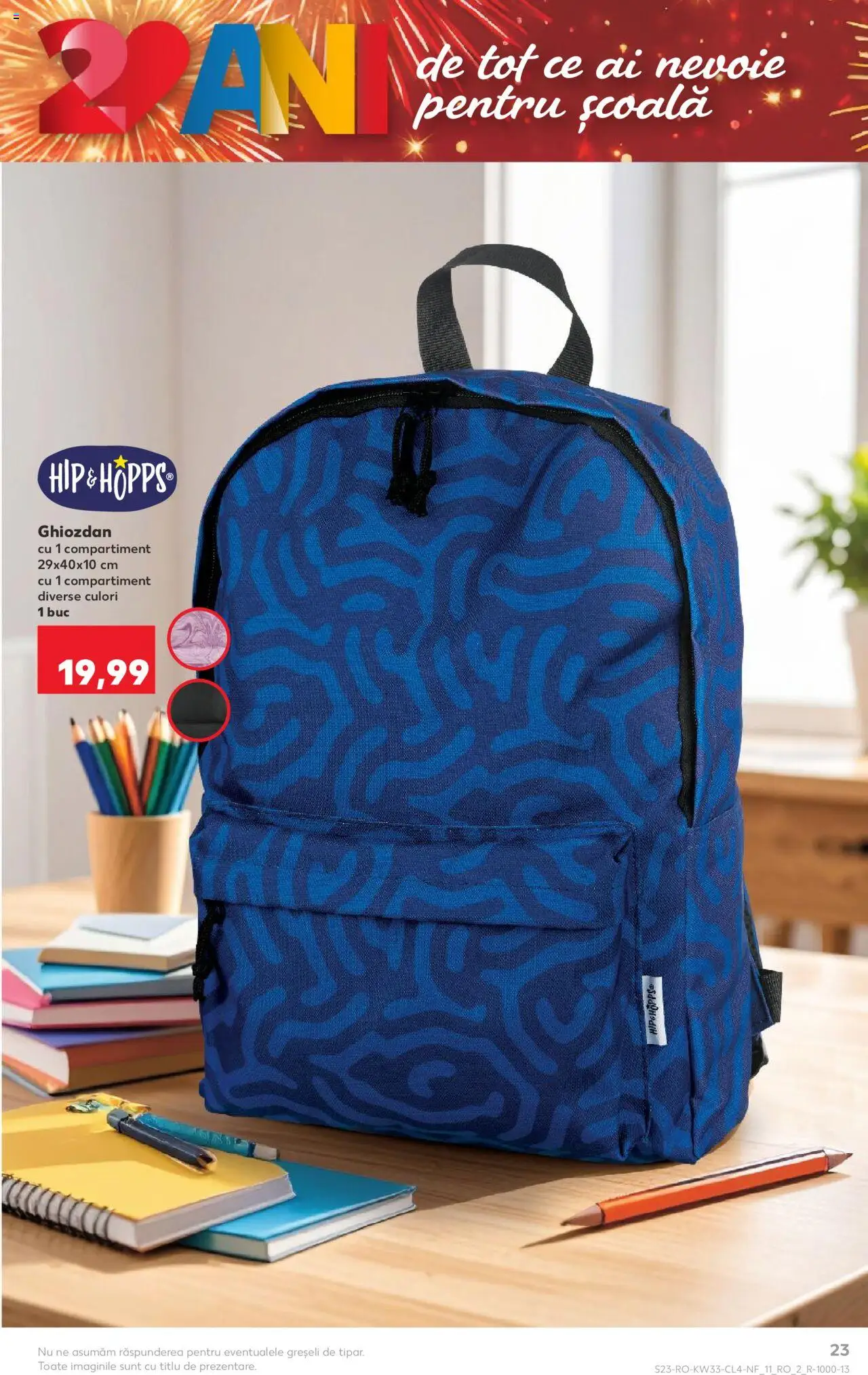 Catalog Kaufland - București – valabil de la 13.08.2025 | Pagină: 23 | Produse: Ghiozdan