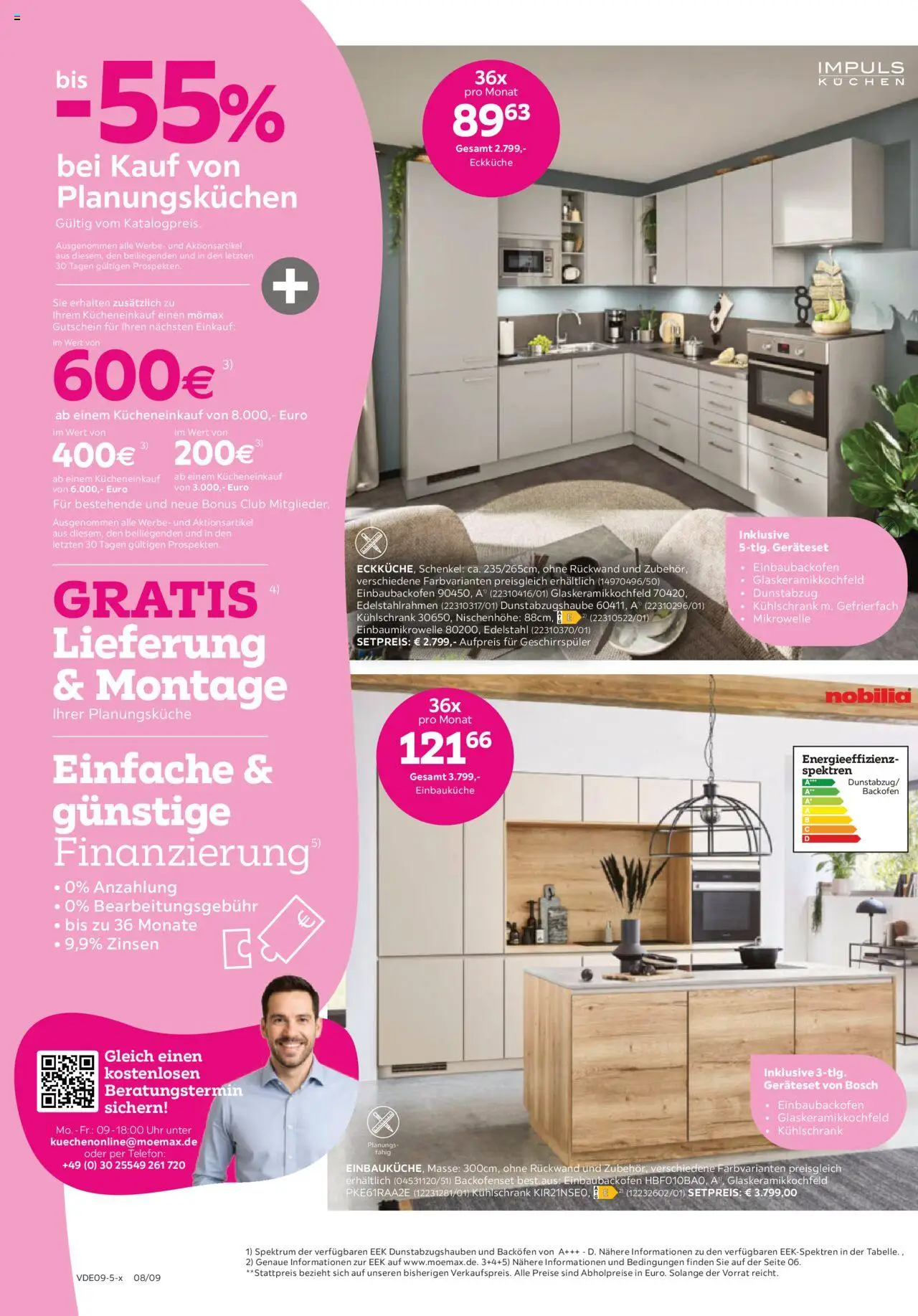 Mömax bis zu -25% auf fast Ihren gesamten Einkauf – gültig ab 15.09.2025 | Seite: 8 | Produkte: Mikrowelle, Geschirrspüler, Kühlschrank, Dunstabzug