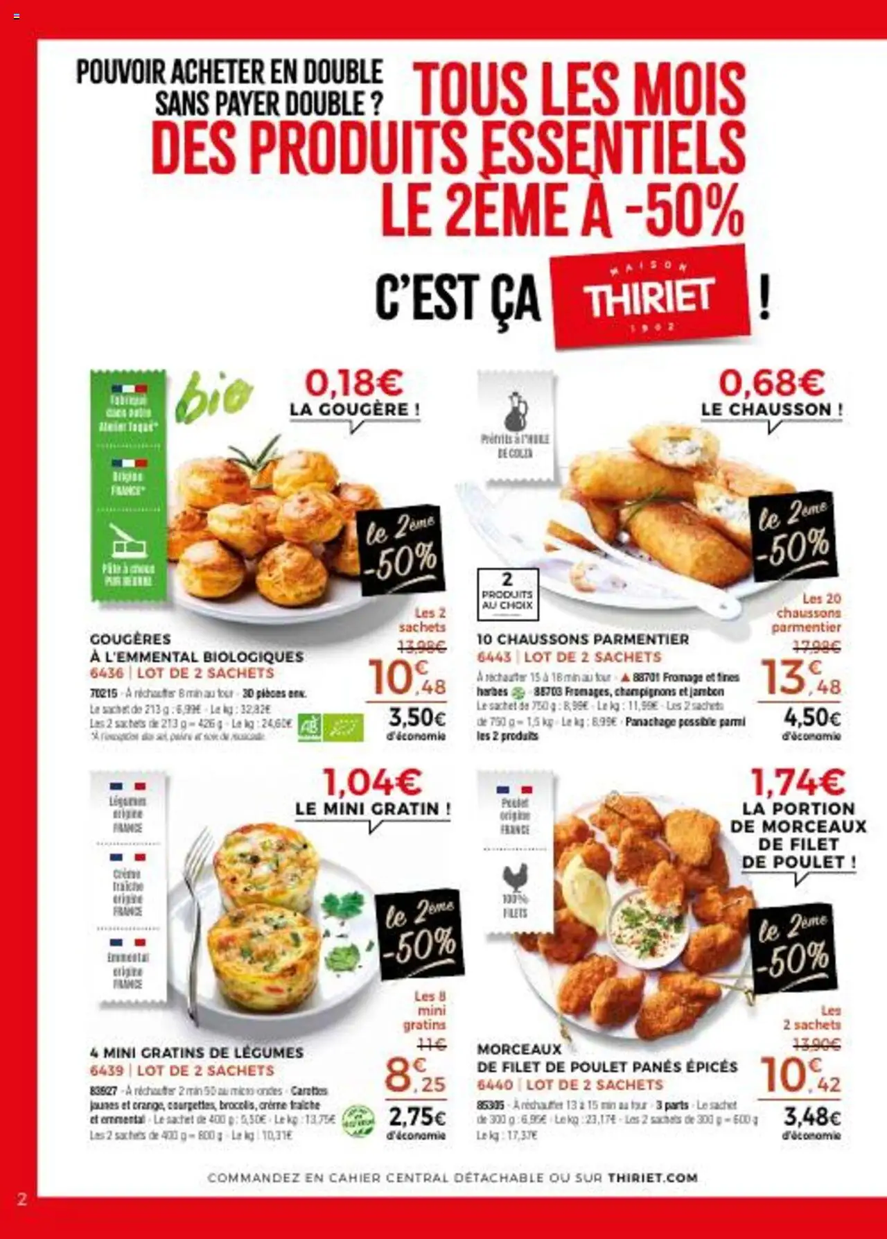  | Page: 2 | Produits: Four, Jambon, Crème fraiche, Chaussons