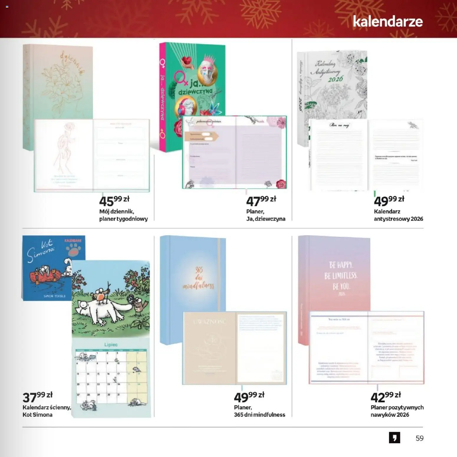 Empik promocje - Witaj w klubie znajdujących trafione prezenty dla każdego od 10.12.2025 | Strona: 59 | Produkty: Kalendarz