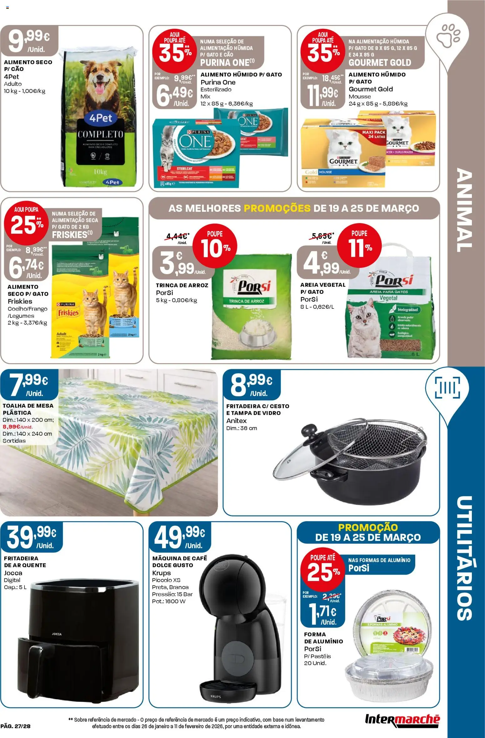Intermarché Folheto Contact │ válido de 19.03.2026 | Página: 27 | Produtos: Areia, Máquina de café, Base, Café