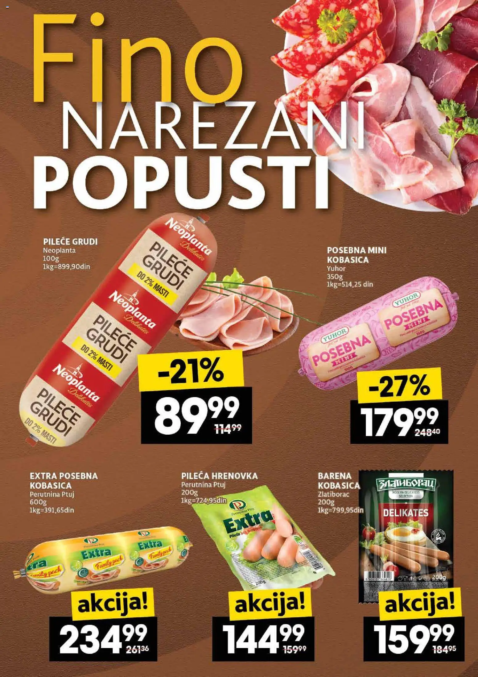 Roda katalog - važi od 30.10.2025 | Strana: 7 | Proizvode: Pileće grudi, Perutnina Ptuj, Kobasica