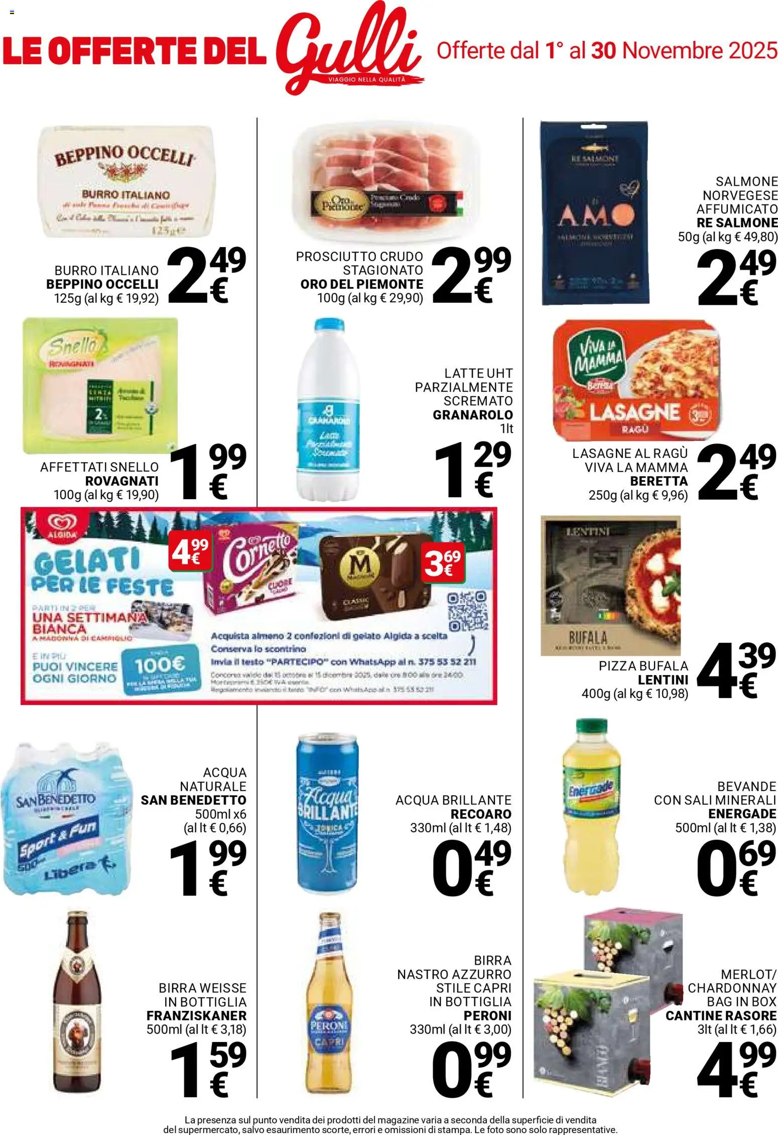 Volantino Gulliver del 31.10.2025 | Pagina: 36 | Prodotti: Gelato, Acqua, Latte, Ragú