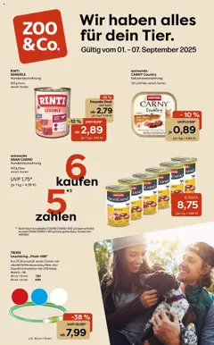 Zoo & co Prospekt 	 gültig ab dem 01.09.2025