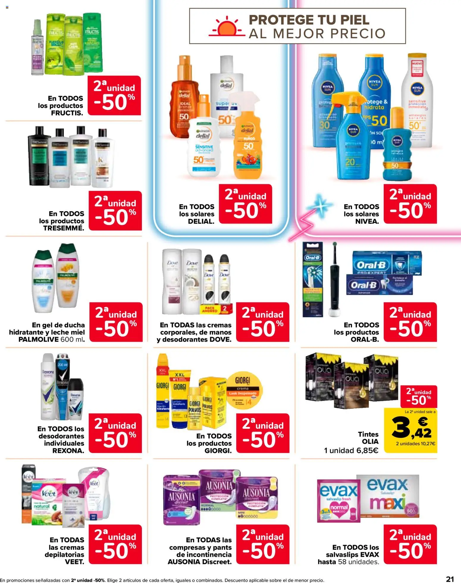 Carrefour Market folleto │ válido desde el 07.04.2026 | Página: 21 | Productos: Salvaslips, Leche, Crema, Γλυφιτζούρι