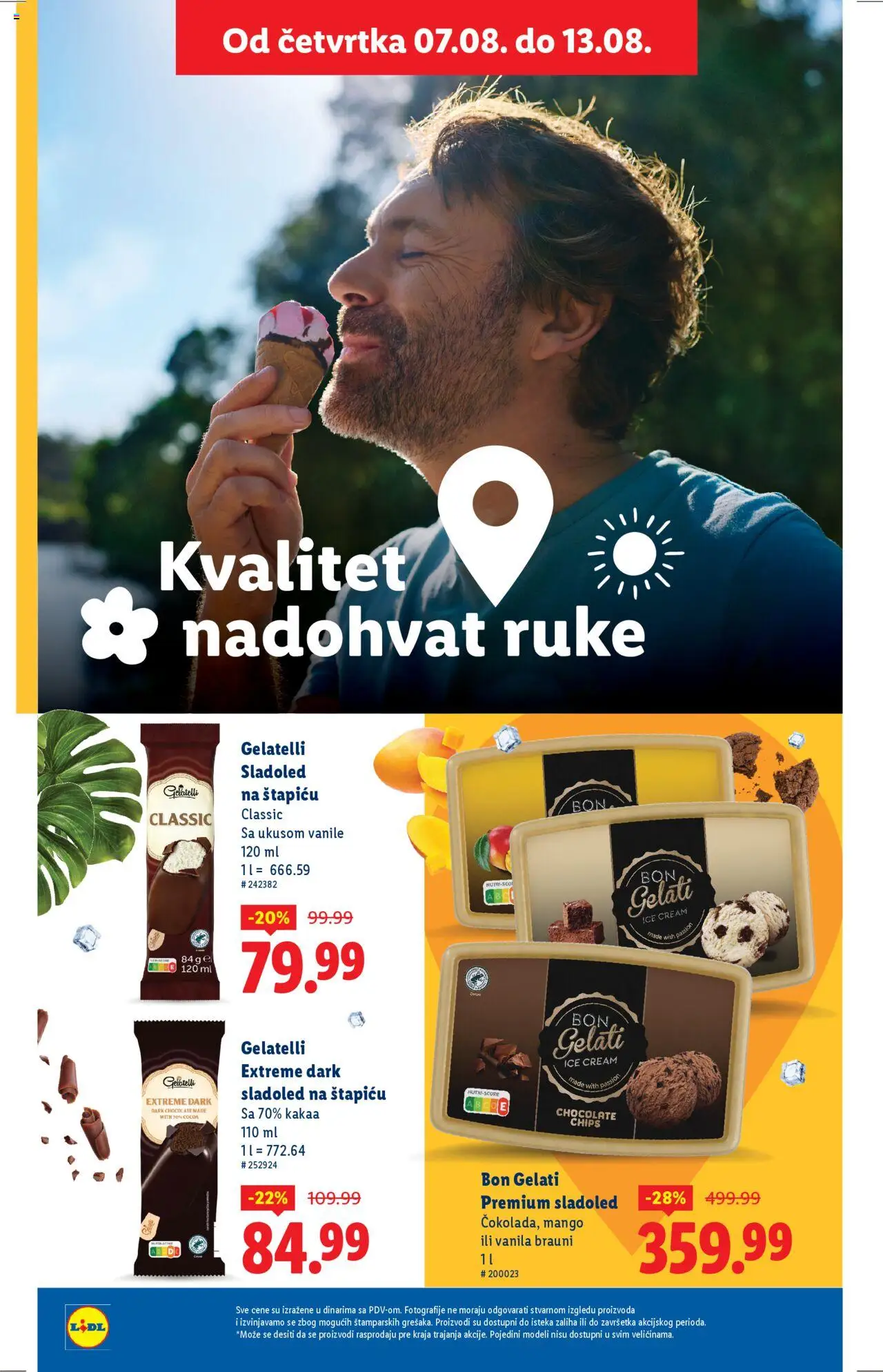 Lidl katalog - važi od 07.08.2025 | Strana: 28 | Proizvode: Sladoled, Mango