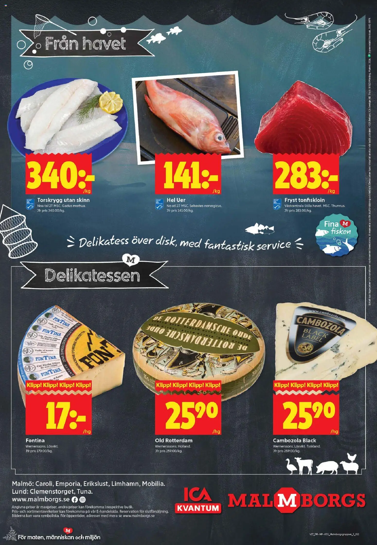 ICA Kvantum reklamblad aktuell från 20.04.2026 | Sida: 12 | Produkter: Fisken