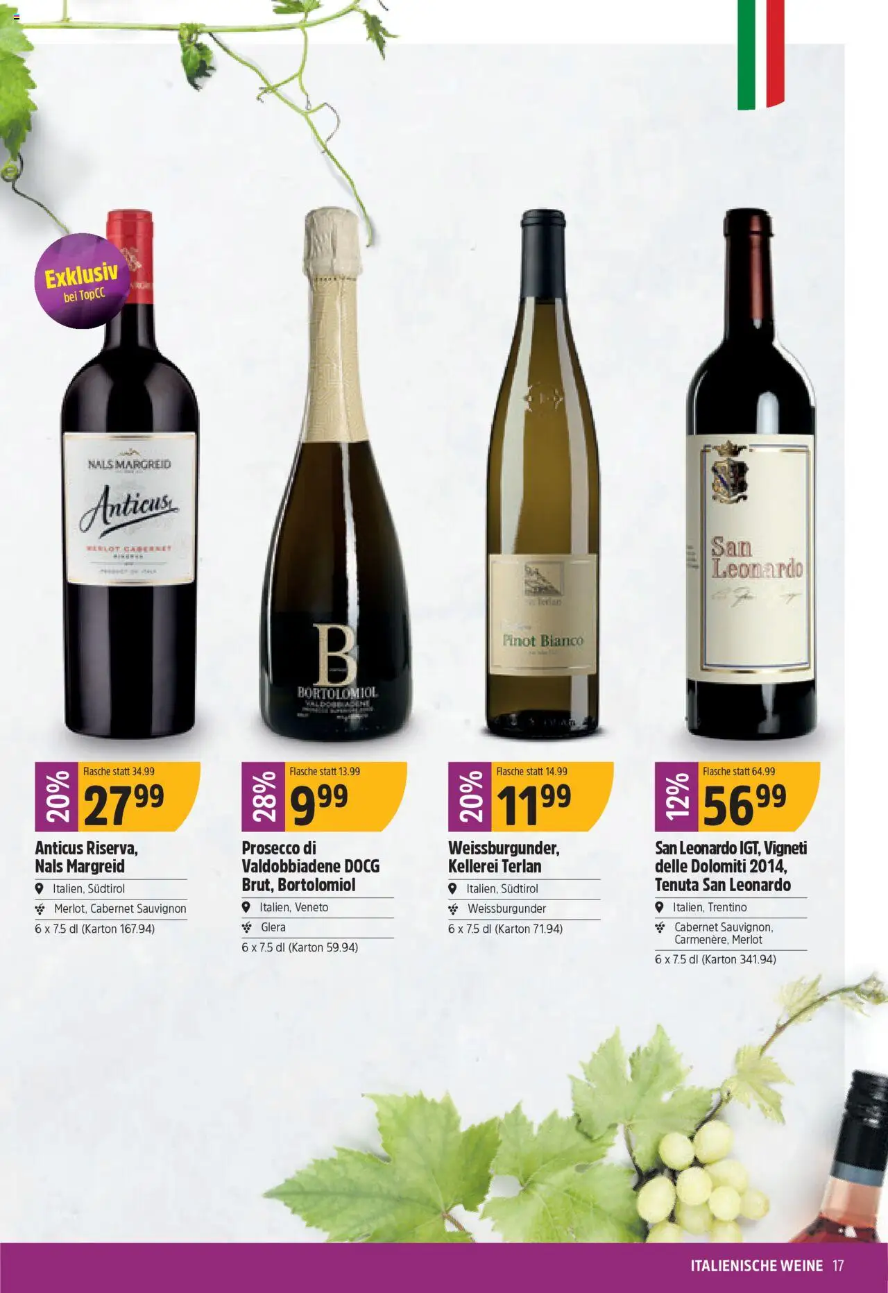 TopCC Aktionen – gültig ab 15.09.2025 | Seite: 17 | Produkte: Merlot