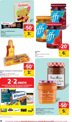 Carrefour market folder week 3 - Voorbeeld van een folder van Carrefour market, geldig van 14.01.2026 | Pagina: 18 | Producten: Aardbeien, Gebak, Abrikoos, Chocolade