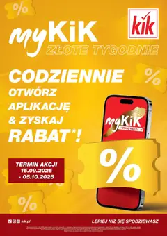 Pogląd oferty "Kik Gazetka" - ważna od 15.09.2025