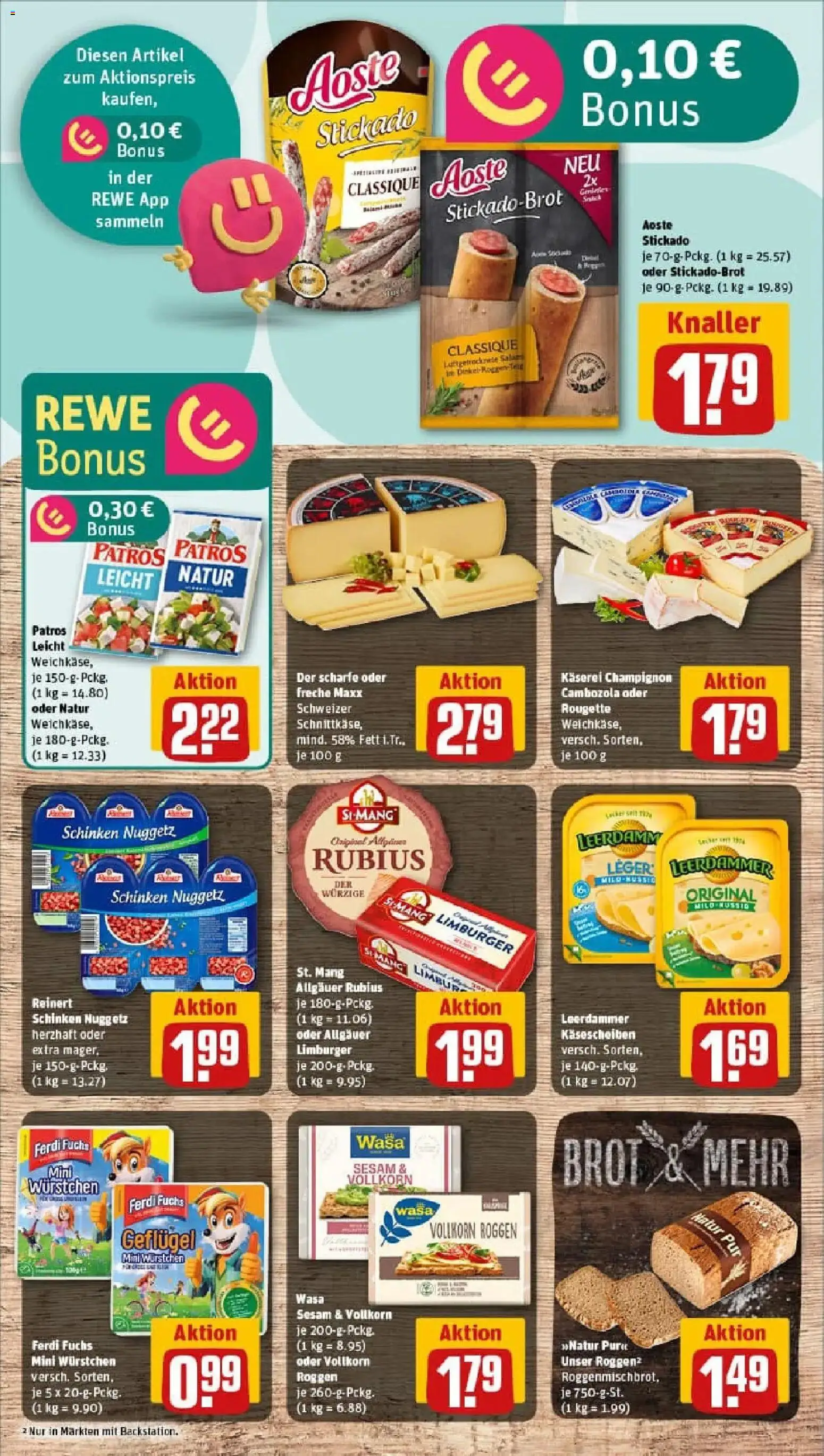 Rewe prospekt Dresden	 – gültig ab 18.01.2026 | Seite: 11 | Produkte: Patros, Leerdammer, Brot, Schinken