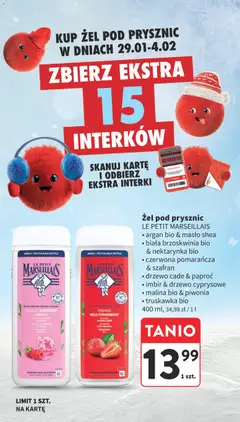 Pogląd oferty "Intermarche Gazetka" - ważna od 29.01.2026 | Strona: 36 | Produkty: Brzoskwinia, Malina, Prysznic, Żel pod prysznic